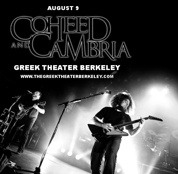 Coheed and Cambria & Taking Back Sunday at Greek Theatre Berkeley