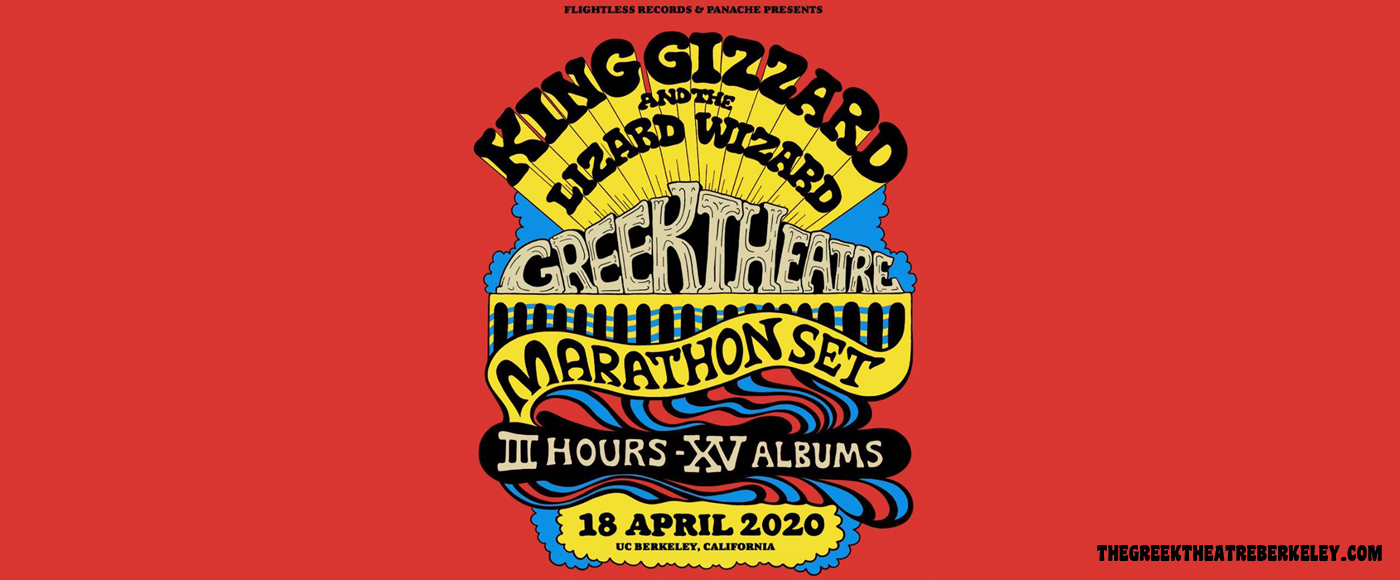 King Gizzard and The Lizard Wizard at Greek Theatre Berkeley tickets King Gizzard and The Lizard Wizard at Greek Theatre Berkeley