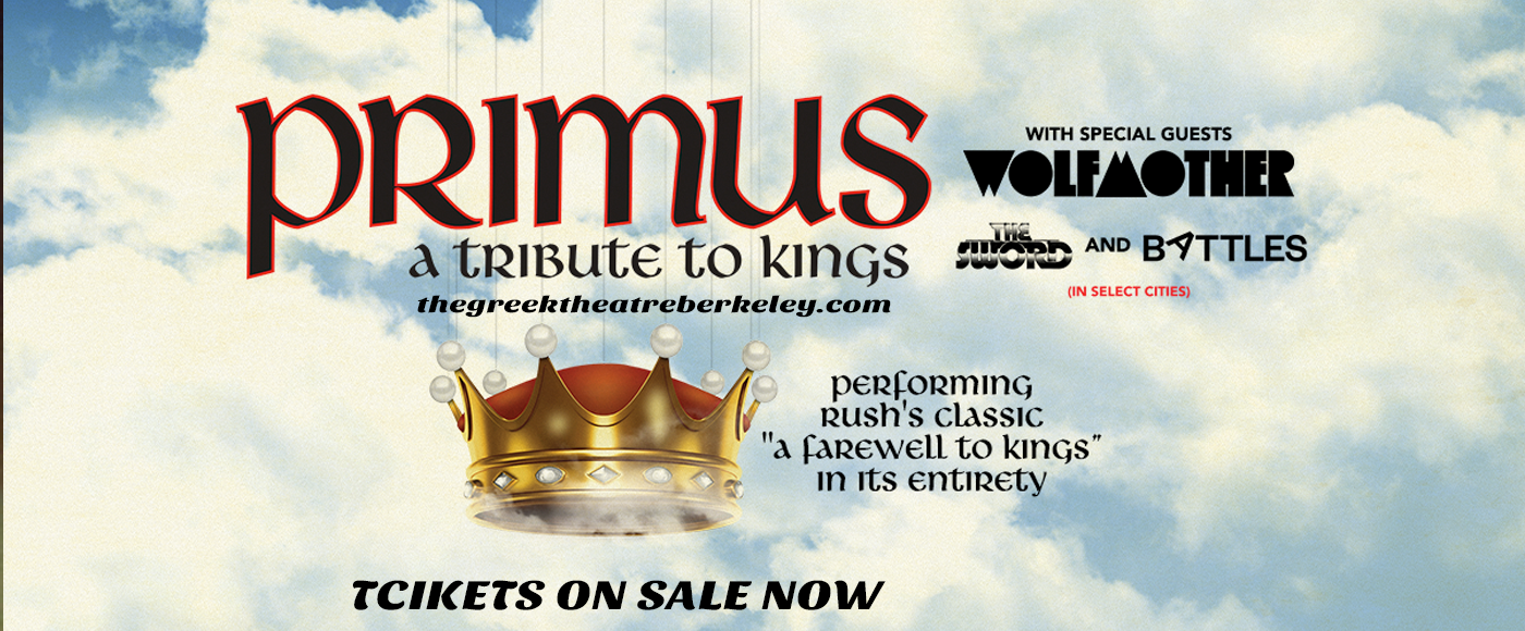 Primus at Greek Theatre Berkeley tickets Primus at Greek Theatre Berkeley