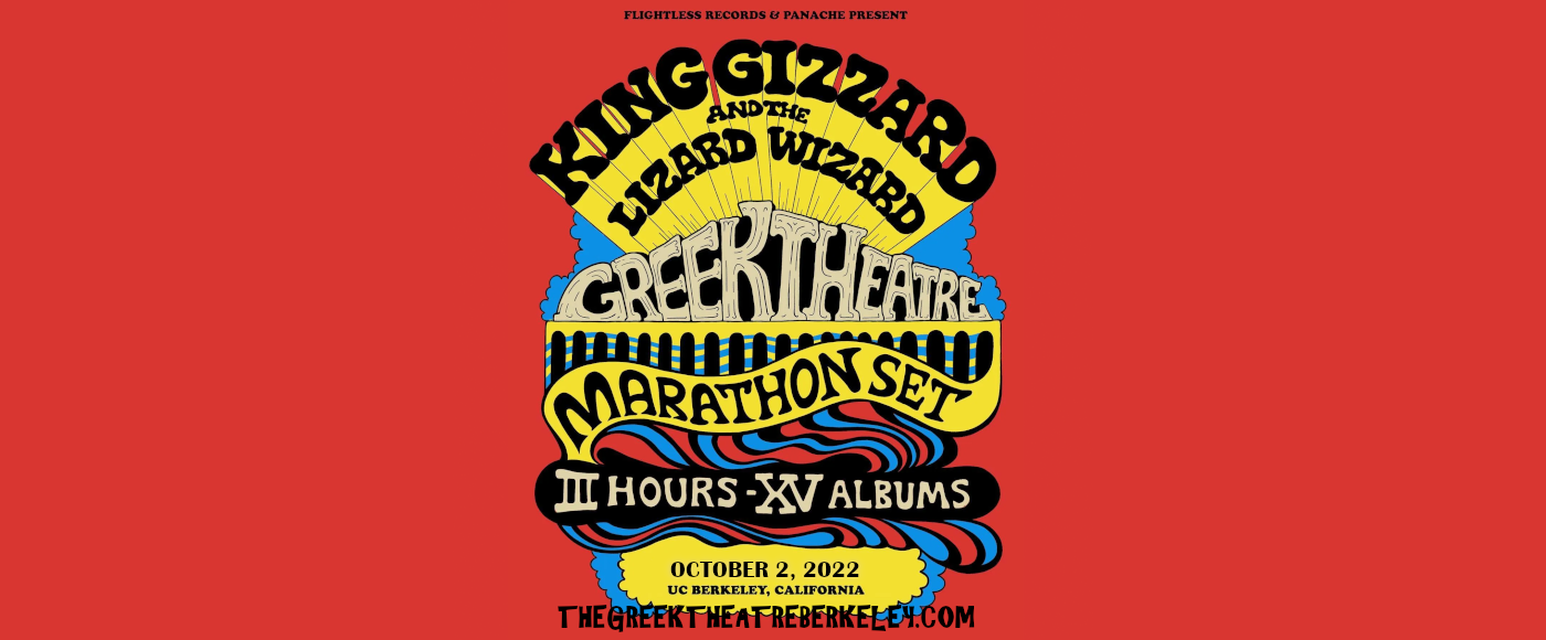 King Gizzard and The Lizard Wizard at Greek Theatre Berkeley