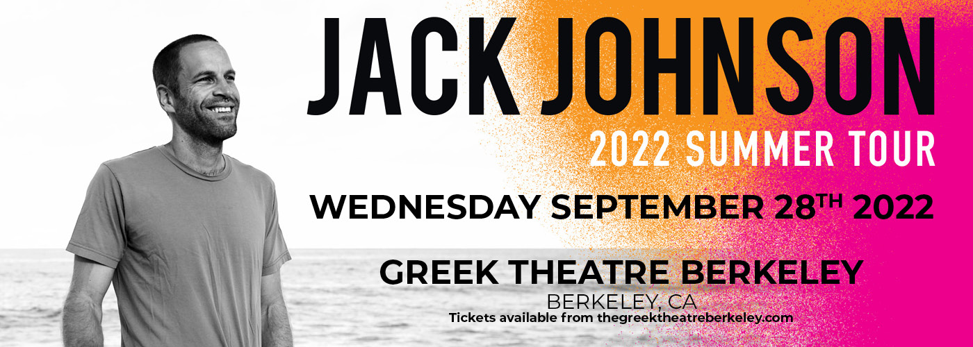 Jack Johnson: Summer Tour 2022 at Greek Theatre Berkeley