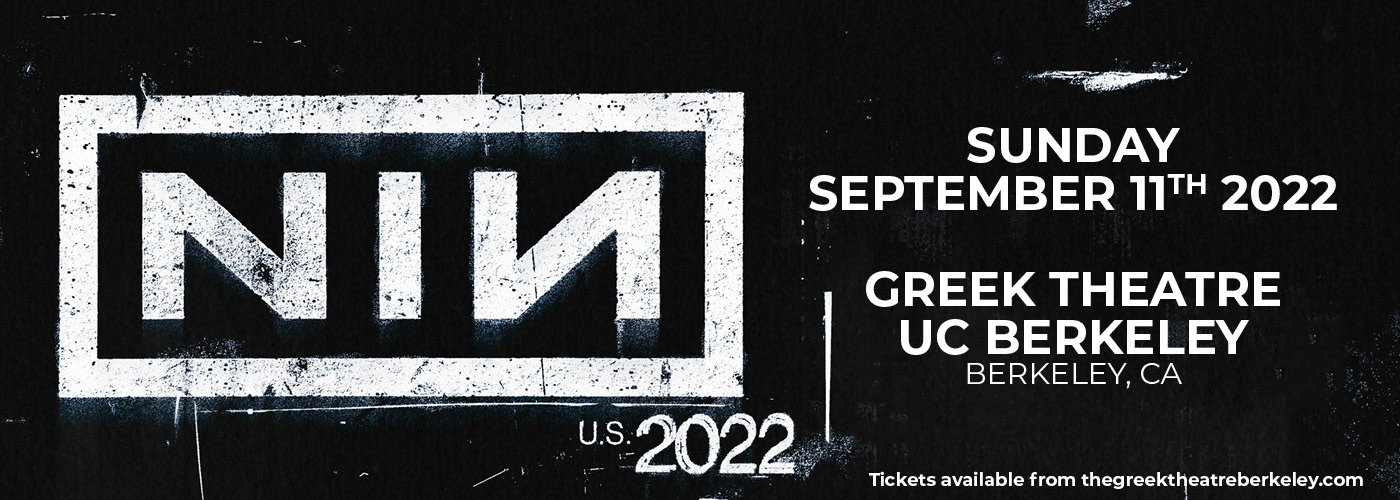 Nine Inch Nails: U.S. 2022 at Greek Theatre Berkeley