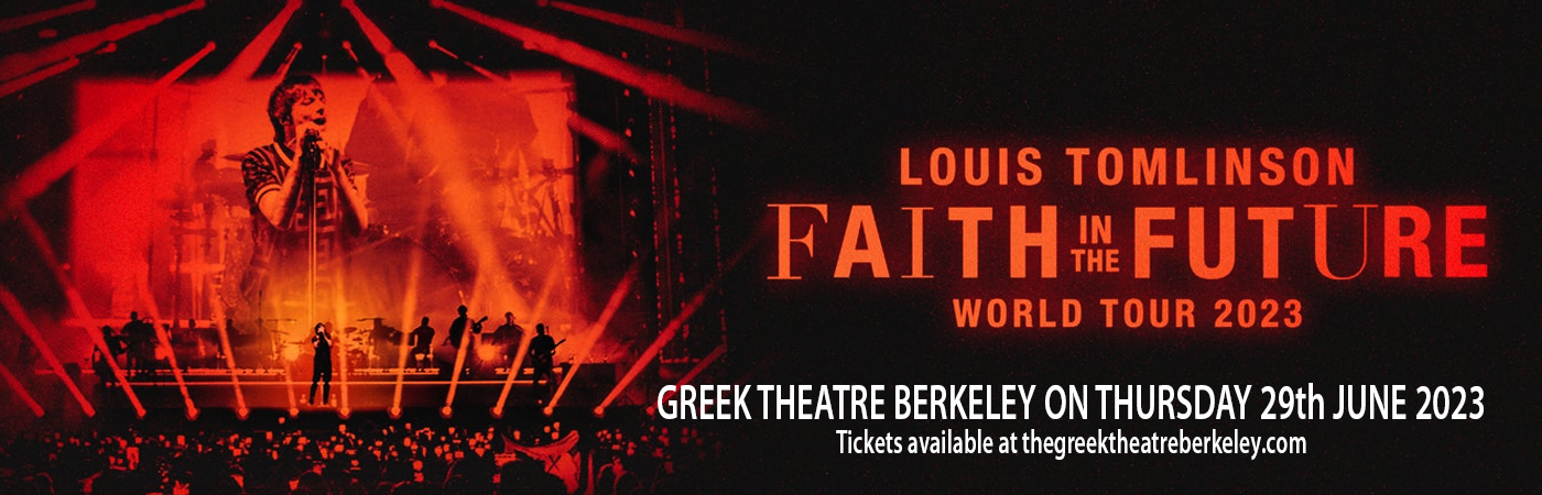 Louis Tomlinson at Greek Theatre Berkeley tickets Louis Tomlinson at Greek Theatre Berkeley
