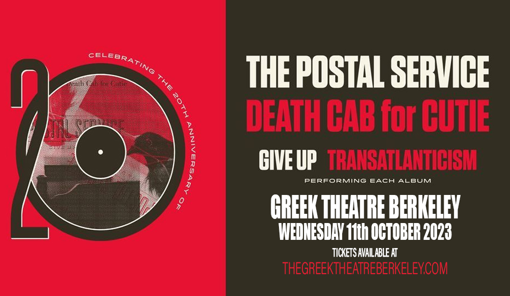 The Postal Service & Death Cab for Cutie at Greek Theatre Berkeley