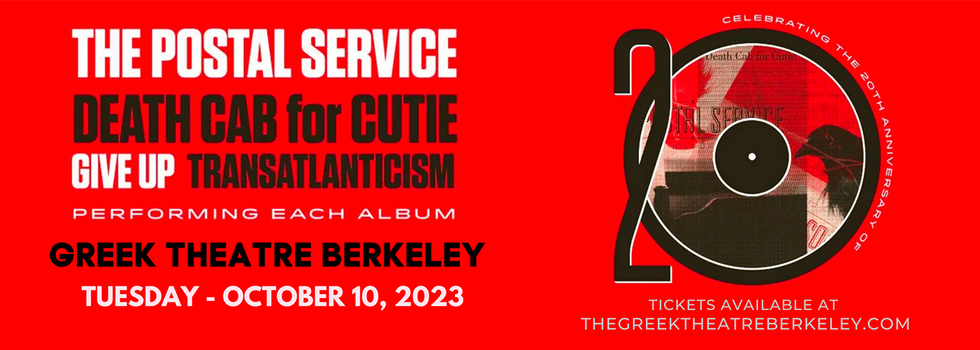 The Postal Service & Death Cab for Cutie at Greek Theatre Berkeley