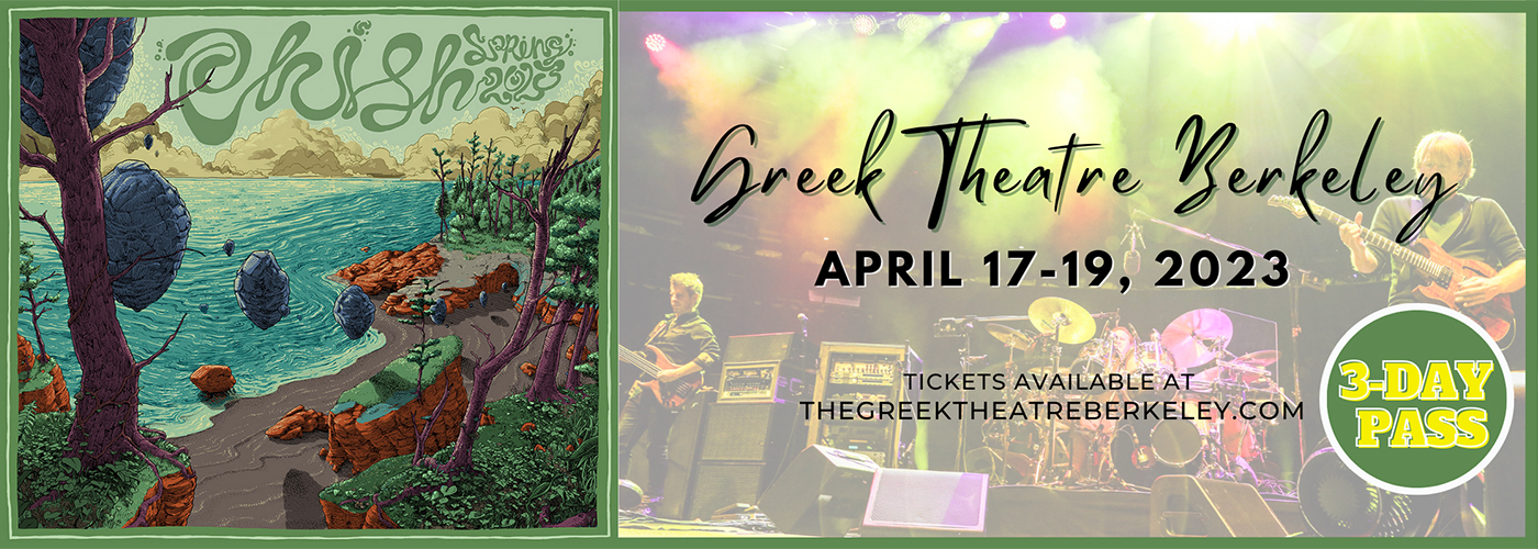 Phish - 3 Day Pass at Greek Theatre Berkeley