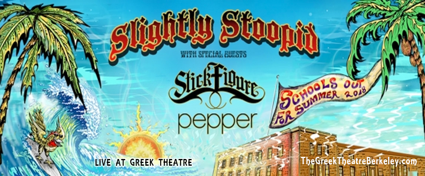 Slightly Stoopid, Stick Figure & Pepper at Greek Theatre Berkeley