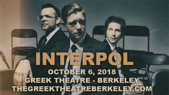 Interpol, The Kills & Sunflower Bean at Greek Theatre Berkeley