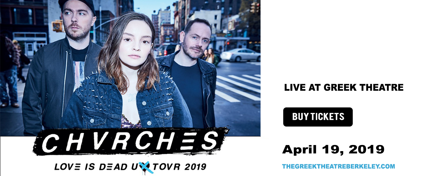 Chvrches at Greek Theatre Berkeley