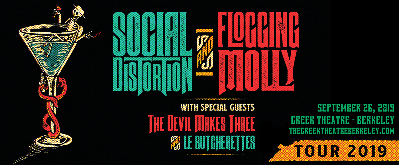 Social Distortion, Flogging Molly & The Devil Makes Three at Greek Theatre Berkeley