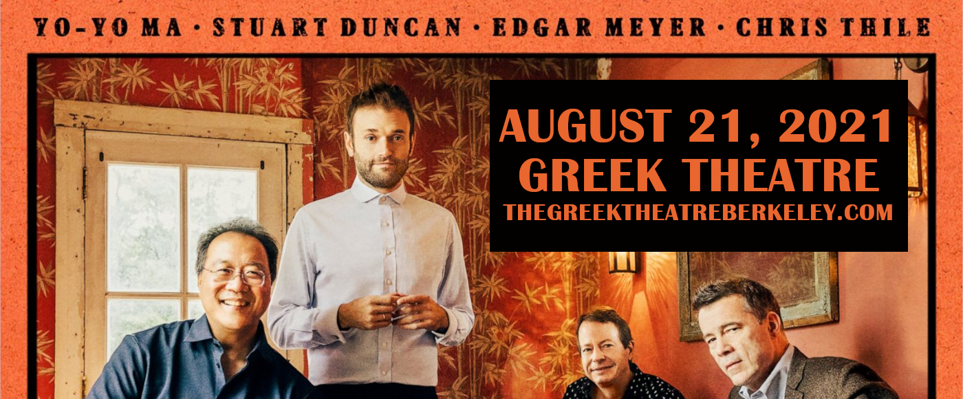 Not Our First Goat Rodeo: Yo-Yo Ma, Stuart Duncan, Edgar Meyer & Chris Thile at Greek Theatre Berkeley