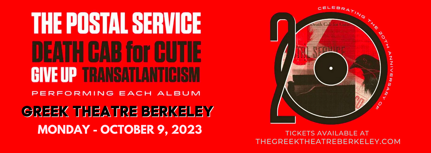 The Postal Service & Death Cab for Cutie at Greek Theatre Berkeley