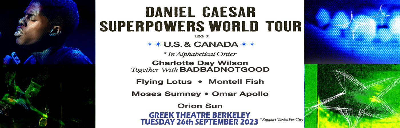 Daniel Caesar at Greek Theatre Berkeley