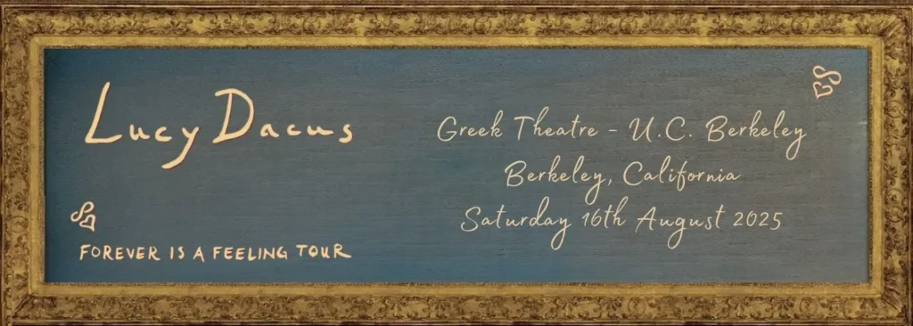 Lucy Dacus at Greek Theatre - U.C. Berkeley