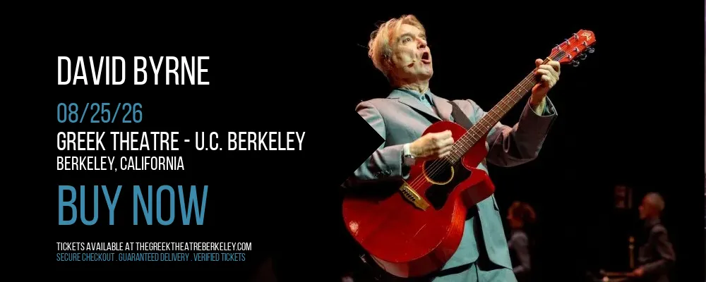 David Byrne at Greek Theatre - U.C. Berkeley